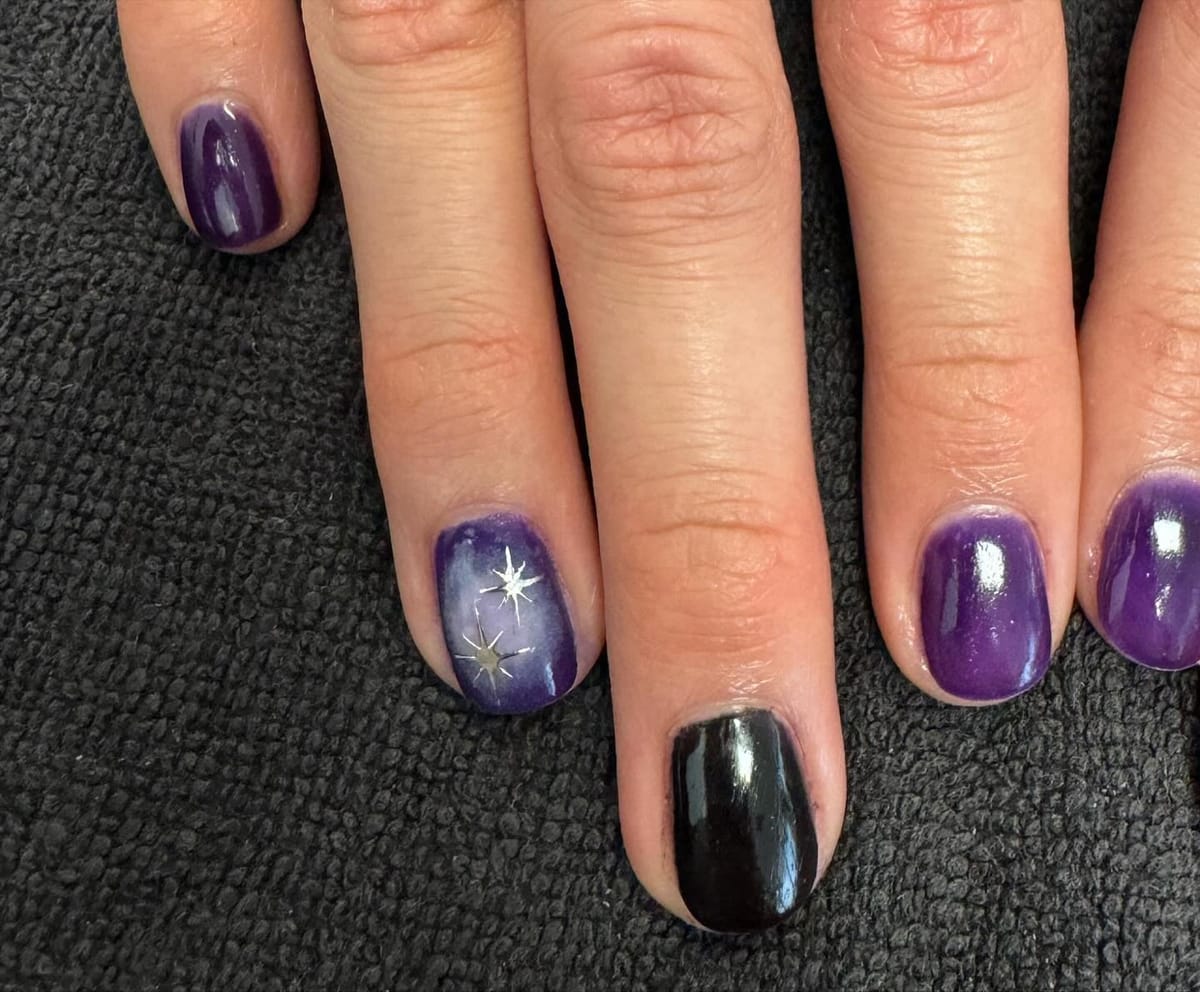 Detailed nail work by Shifa Nail Care
