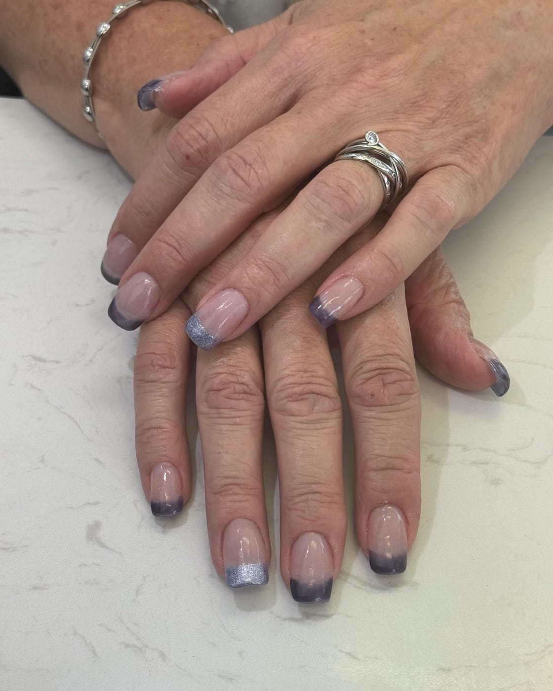 Finished manicure by Shifa Nail Care